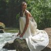 Off White Harmonia Dress Organic Boho Wedding Beach