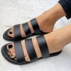 Handmade Greek Leather Sandals Brown Summer Slides